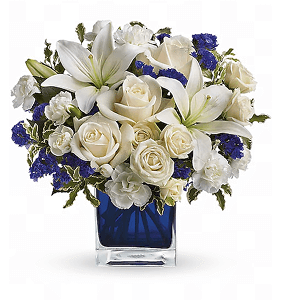 Teleflora’s Sapphire Skies Bouquet