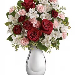 Teleflora’s Crazy for You Bouquet with Red Roses
