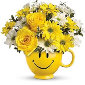 Teleflora’s Be Happy® Bouquet with Roses