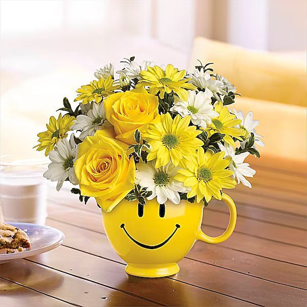 Teleflora's Be Happy® Bouquet with Roses - Image 2