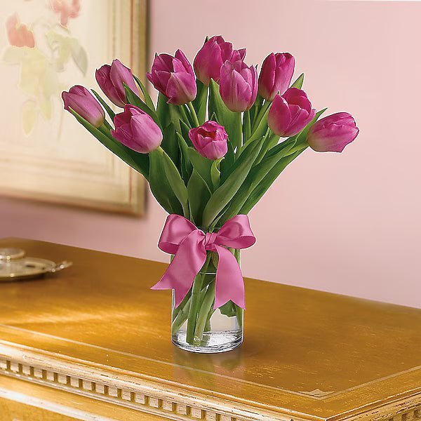 Precious Pink Tulips - Image 2