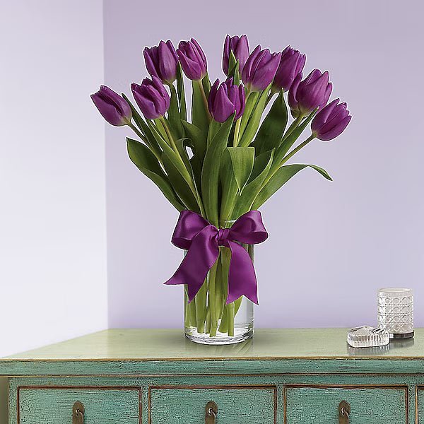Passionate Purple Tulips - Image 2