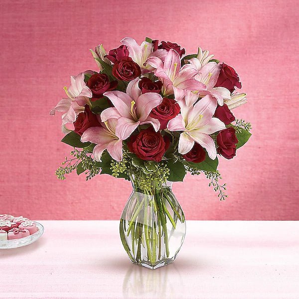 Lavish Love Bouquet with Long Stemmed Red Roses - Image 2