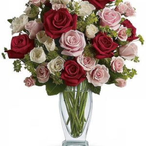 Cupid’s Creation with Red Roses by Teleflora