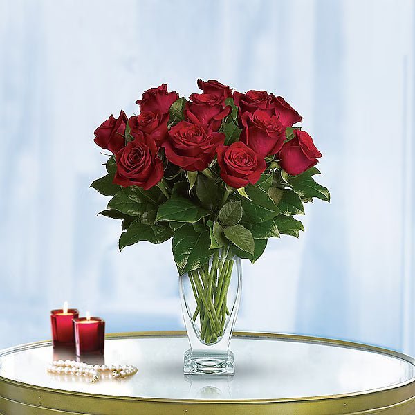Teleflora's Rose Classique - Dozen Red Roses - Image 2