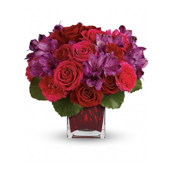 Colorful bouquet of mixed flowers