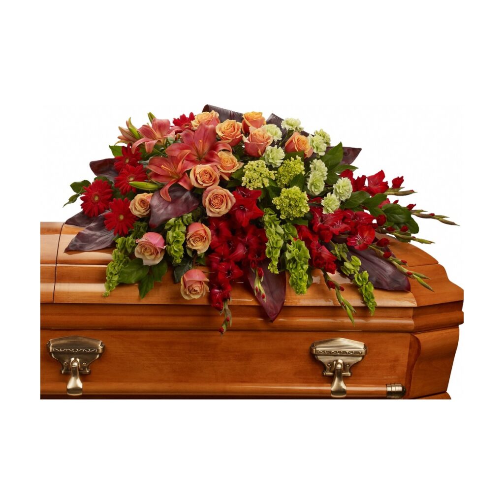 A Fond Farewell Casket Spray