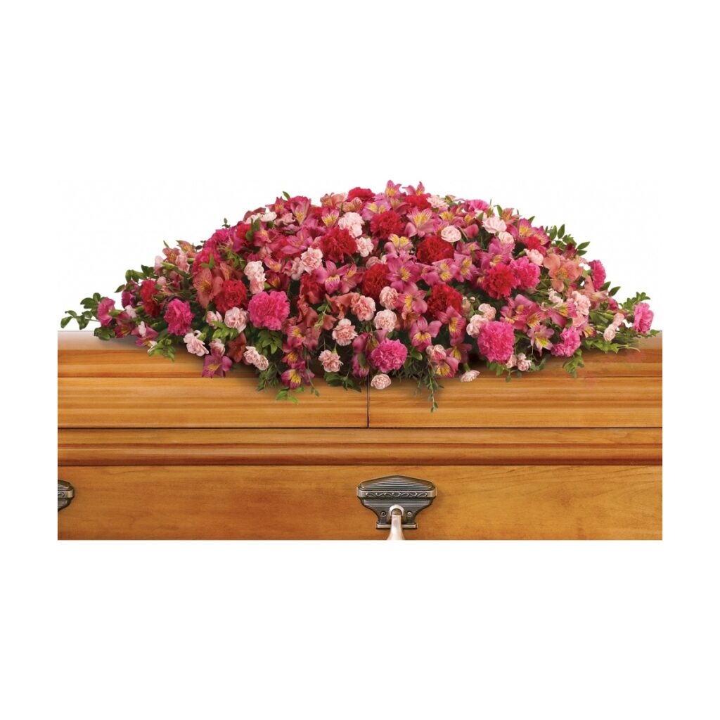 A Life Loved Casket Spray